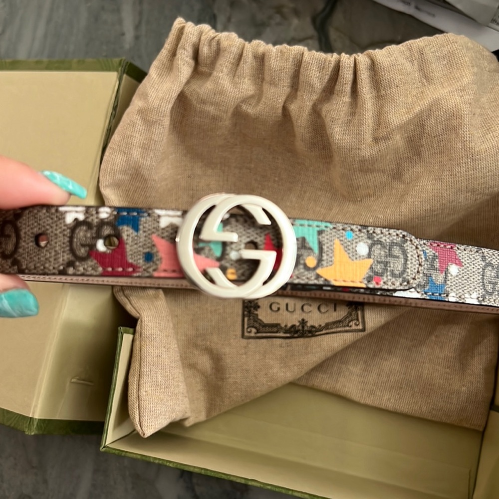 Kids authentic Gucci belt